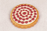 Atrapa Jahodový koláč Strawberry pie 23cm - Gastro příslušenství - Atrapy potravin