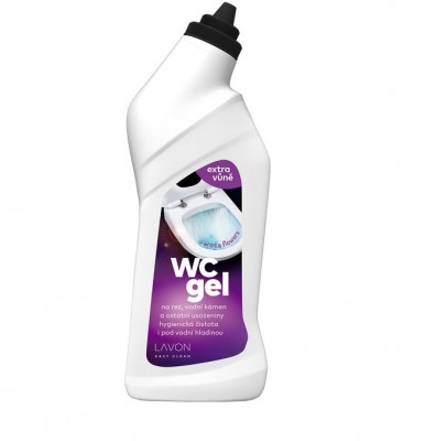 LAVON WC gel ocean flowers 750ml bez chloru - Sanitace a hygiena - Detergenty a saponáty - na Nádobí, Podlahy, Povrchy