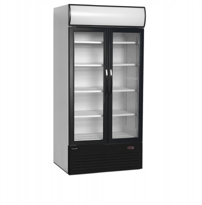 Chladicí skříň prosklené kř. dveře TEFCOLD FSC 1000 H - Chladicí a Mrazicí zařízení - Chladicí zařízení - Chladicí skříně - prosklené dveře