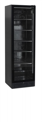 Chladicí skříň prosklené dveře, černá TEFCOLD SCU 1425 frameless - Chladicí a Mrazicí zařízení - Chladicí zařízení - Chladicí skříně - prosklené dveře