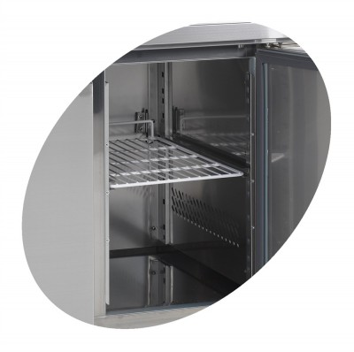 Mrazicí stůl GN1/1 bez zadního lemu TEFCOLD CF 7310/-SP - Chladicí a Mrazicí zařízení - Mrazicí zařízení - Mrazicí stoly