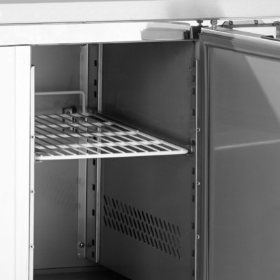 Saladeta 3 dveře nerez TEFCOLD GS365 - Chladicí a Mrazicí zařízení - Chladicí zařízení - Chladicí skříně - plné dveře