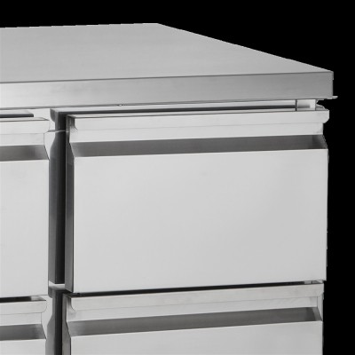 Saladeta 6 zásuvek nerez TEFCOLD GS365ST/6 Drawers - Chladicí a Mrazicí zařízení - Chladicí zařízení - Chladicí skříně - plné dveře