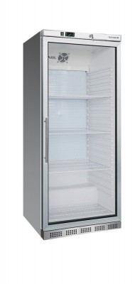 Chladicí skříň prosklené dveře, nerez TEFCOLD UR 600 SG - Chladicí a Mrazicí zařízení - Chladicí zařízení - Chladicí skříně - plné dveře
