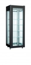 Chladicí vitrína cukrářská obslužná, černá NORDline RT 400L-2 Black - Chladicí a Mrazicí zařízení - Prodejní vitríny