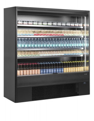 Chladicí vitrína přístěnná, černá TEFCOLD MD 1902 B - Chladicí a Mrazicí zařízení - Chladicí zařízení - Chladicí komory na odpad
