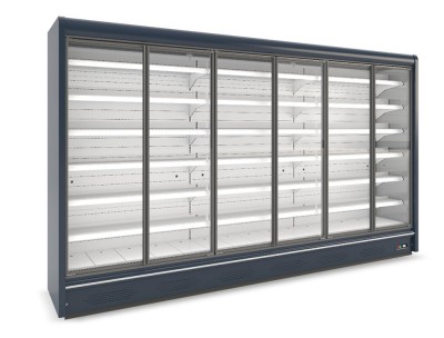 Chladicí vitrína přístěnná, kř. dveře Juka York 260/90/200 DU - Chladicí a Mrazicí zařízení - Prodejní vitríny - Vitríny přístěnné