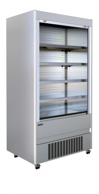 Chladicí nerezová přístěnná vitrína TEFCOLD MCX 130 M - Chladicí a Mrazicí zařízení - Prodejní vitríny - Vitríny přístěnné