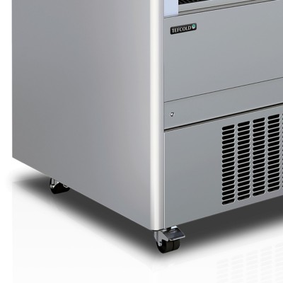 Chladicí nerezová přístěnná vitrína TEFCOLD MCX 130 M - Chladicí a Mrazicí zařízení - Prodejní vitríny - Vitríny přístěnné
