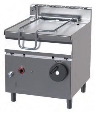 Pánev sklopná plynová BR 90/80 G (REDFOX) - Řada 900 - Pánve