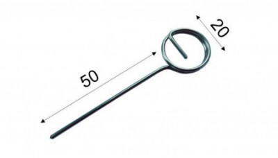 Držák na cenovky BODEC JEHLA 50 mm - Cenovky - Držáky cenovek