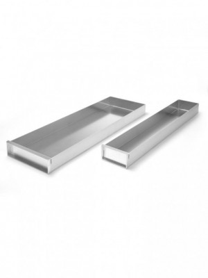Cukrářský hliníkový plech pro řezy 580x100x50mm - Cukrářské a pekařské potřeby - Plechy na pečení