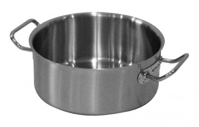Kastrol nerezový KN 40x19cm, 25lit - Hrnce, Pekáče, Pánve - Hrnce a kastroly - Hrnce, kastroly nerezové
