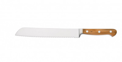 Nůž na chléb, kovaný, olivová střenka, Giesser Best Cut 8260 w 20 o - Nože, Ocílky, Rukavice, Zástěry - Giesser - BestCut