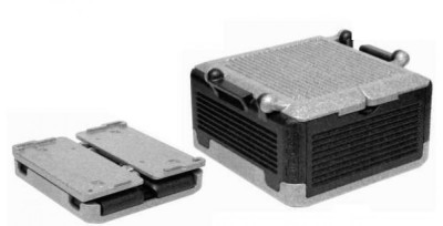 AKCE Termoport Flip-box Premium skládací 420x420x240mm - Pizza pece Hnětače - Pizza transport