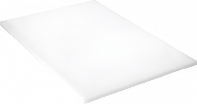 PE deska bílá 1200x600x20mm - Špalky na maso Masodesky Porcovací desky - Krájecí desky plastové