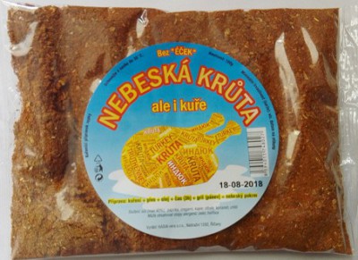 Nebeská krůta ale i kuře kořenící směs bez lepku a bez glutamánu 100g Kasia - - Koření - Kořenící směsi - Kořenící směsi do 100g