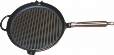 Pánev litonová grilovací kulatá 28cm Ronneby Bruk - Hrnce, Pekáče, Pánve - Pánve - Pánve litinové