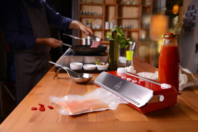Vakuová balička Tre Spade TAKAJE červená - Vakuové baličky, Vakuové sáčky, Sous Vide vařiče - Vakuové baličky externí - Externí baličky Tre Spade