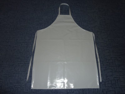 Zástěra pracovní gumotextilní bílá 120x120cm - Pracovní oděvy a ochranné pomůcky - Zástěry - Zástěry gumotextilní, PE
