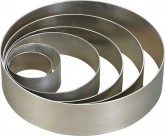 Hliníková forma - ráfek na dort KRUH 75x30mm - Cukrářské a pekařské potřeby - Formy na pečení