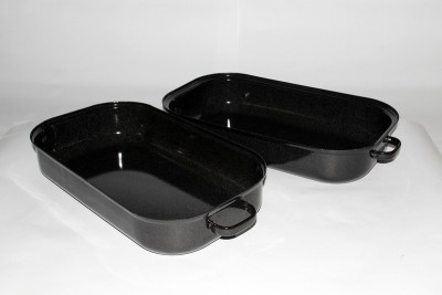 Dvoupekáč smaltovaný 25cm - Hrnce, Pekáče, Pánve - Pekáče - Pekáče smaltované, litinové