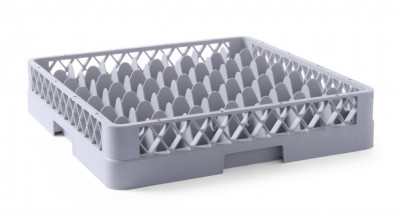 Koš na sklo do myčky nádobí 500x500mm, 49 pozic - Myčky skla a nádobí - Příslušenství k myčkám nádobí - Vozíky a Plastové koše do myček
