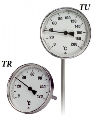 Teploměr TU 60, 0-120°C, délka stonku 160mm - Gastro příslušenství - Teploměry, Stopky, Váhy - Teploměry