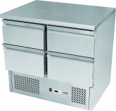 Stůl chladicí čtyřzásuvkový SZ 902  (REDFOX) - Chladicí a Mrazicí zařízení - Chladicí pizza stoly SALADETY