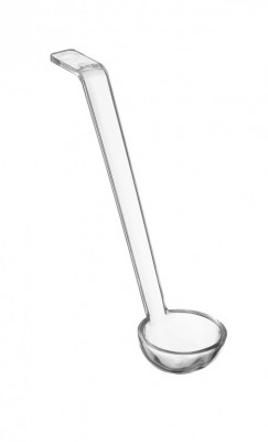 Naběračka polykarbonátová 21,6 cm, transparentní - Gastro příslušenství - CATERING Servírovací kleště, naběračky, pinzety - Naběračky