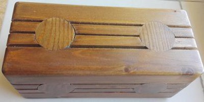 Dřevěný stojan na nože 20cm - Nože, Ocílky, Rukavice, Zástěry - Magnetické lišty, Stojany na nože