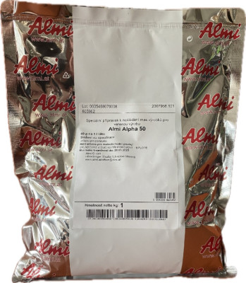 Almi Alpha 50 1kg nástřik na šunku - - Koření - Směsi pro masnou výrobu - Nástřiky na šunku, kutrovací přípravky a jiné