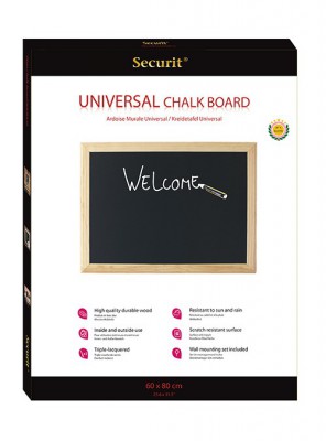 Securit® Nabídková nástěnná tabule UNIVERSAL 60x80cm přírodní dřevo - Barový, restaurační servis a hotelové doplňky - Nabídkové tabule nástěnné