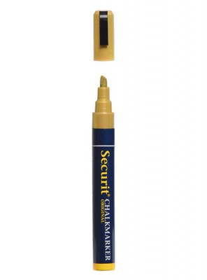 Securit® Tekutý křídový popisovač 2-6mm, sada 2ks zlatý - Barový, restaurační servis a hotelové doplňky - Popisovače na tabuli a sklo - Popisovače 2-6mm