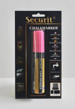 Securit® Tekutý křídový popisovač 7-15mm, růžový - Barový, restaurační servis a hotelové doplňky - Popisovače na tabuli a sklo