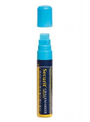 Securit® Tekutý křídový popisovač 7-15mm, modrý - Barový, restaurační servis a hotelové doplňky - Popisovače na tabuli a sklo - Popisovače 7-15mm