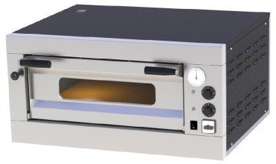 Pizza pec jednopatrová E 4/50  (REDFOX) - Pizza pece Hnětače - Pizza pece - Jednopatrové