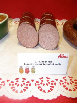 Almi Linzer Spezial Gross Combi 0,9kg - směs na salámy a na klobásy - - Koření - Směsi pro masnou výrobu - Nástřiky na šunku, kutrovací přípravky a jiné