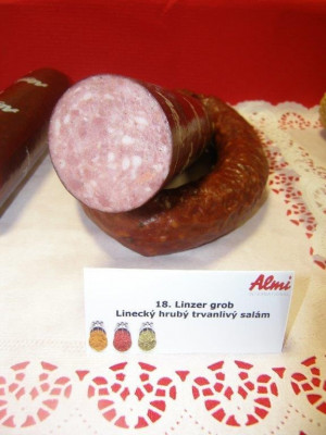 Almi Linzer Spezial Gross Combi 0,9kg - směs na salámy a na klobásy - - Koření - Směsi pro masnou výrobu - Nástřiky na šunku, kutrovací přípravky a jiné