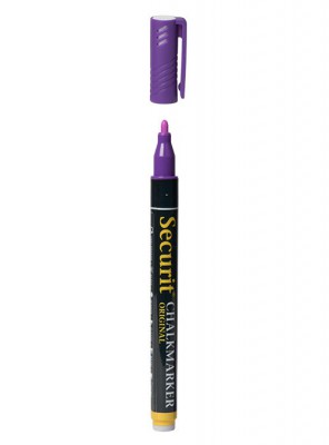 Securit® Tekutý křídový popisovač 1-2mm fialový - Barový, restaurační servis a hotelové doplňky - Popisovače na tabuli a sklo - Popisovače 1-2mm