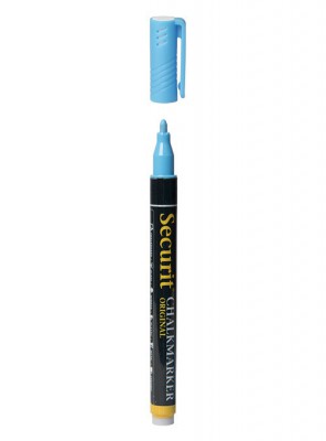 Securit® Tekutý křídový popisovač 1-2mm modrý - Barový, restaurační servis a hotelové doplňky - Popisovače na tabuli a sklo - Popisovače 1-2mm