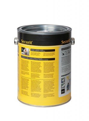 Securit® Nátěrová barva na 30 m2, 2,5 kg, barva černá - Barový, restaurační servis a hotelové doplňky - Barva pod křídové popisovače