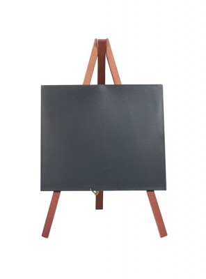 Securit® Stolní stojánek s popisovací tabulkou MINI 15x24cm (1ks),Mahagon - Barový, restaurační servis a hotelové doplňky - Nabídkové tabule stolní - Popisovací tabulky na stojanu