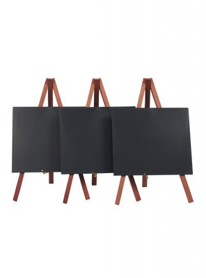 Securit® Stolní stojánek s popisovací tabulkou MINI 15x24cm (3ks),Mahagon - Barový, restaurační servis a hotelové doplňky - Nabídkové tabule stolní - Popisovací tabulky na stojanu