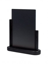Securit® Stolní stojánek s popisovací tabulkou střední, černá - Barový, restaurační servis a hotelové doplňky - Nabídkové tabule stolní