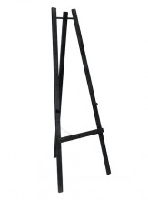 Securit® Dřevěný třínohý stojan 70x165 cm, černý - Barový, restaurační servis a hotelové doplňky - Nabídkové tabule Áčkové
