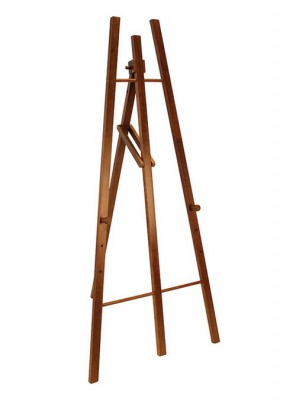 Securit® Dřevěný třínohý stojan 70x165 cm, tmavě hnědý - Barový, restaurační servis a hotelové doplňky - Nabídkové tabule Áčkové