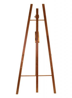 Securit® Dřevěný třínohý stojan 70x165 cm, tmavě hnědý - Barový, restaurační servis a hotelové doplňky - Nabídkové tabule Áčkové