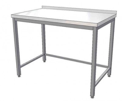 Nerezový pracovní stůl s trnoží 1100x700x850 - Nerezové pracovní stoly - Pracovní stoly - Pracovní stoly hloubky 700