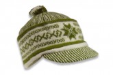 Pletená čepice zmijovka s kšiltem světle zelená - Pracovní oděvy a ochranné pomůcky - Čepice